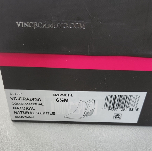 VINCE CAMUTO GRADINA Reptille skin Ankle Boots - Picture 14 of 15